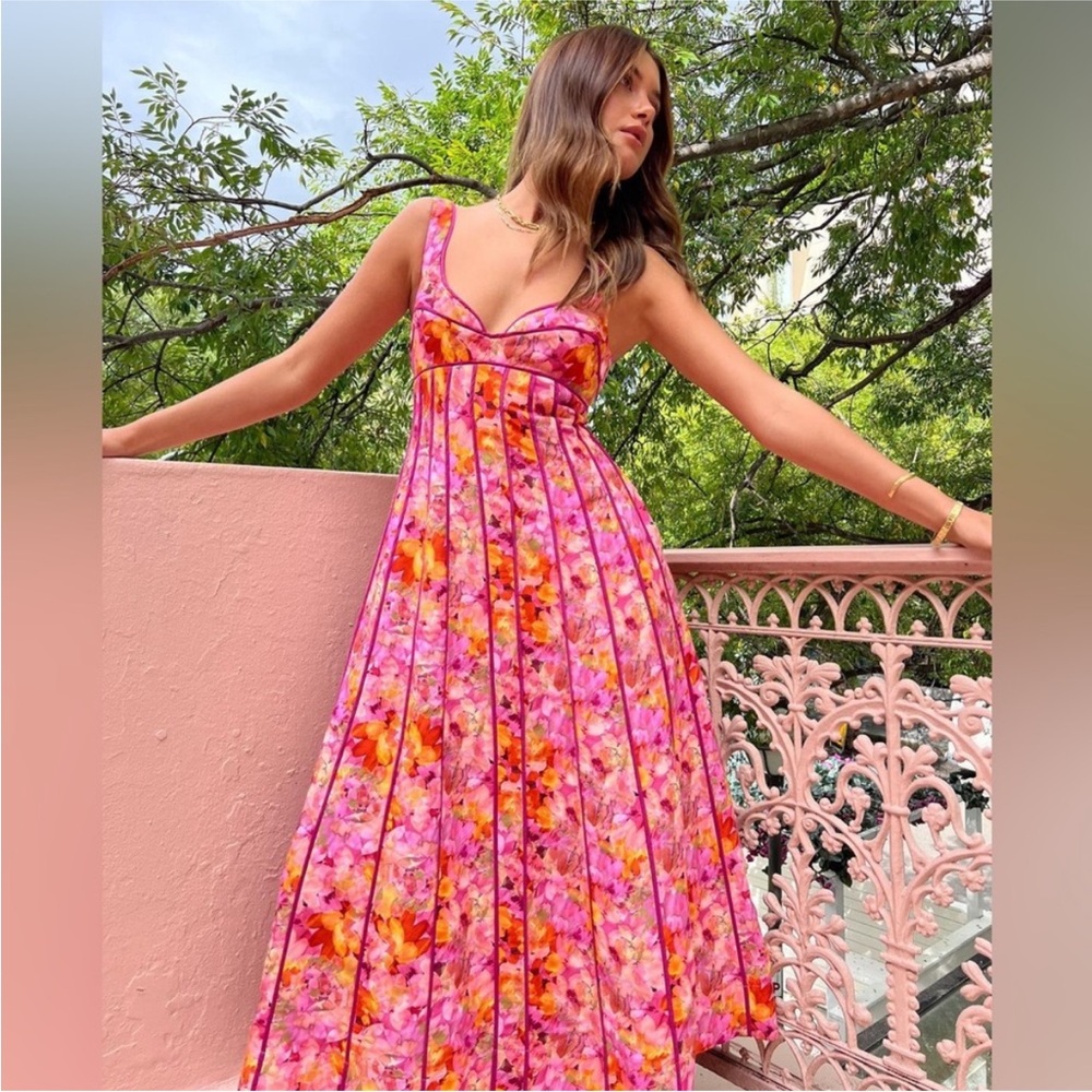 Acler Hansley Floral-print Dress